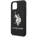 U.S. Polo silikonový kryt Big Horse pro iPhone 11 Pro Max, černá_923159082