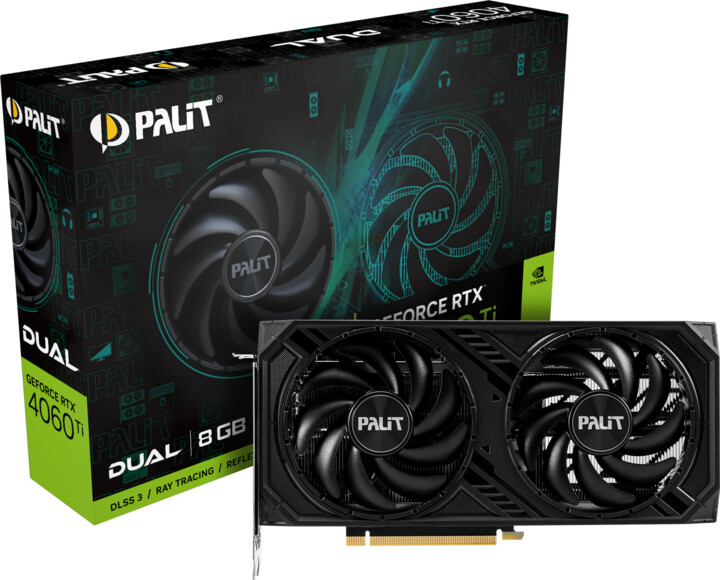PALiT GeForce RTX 4060 Ti Dual, 8GB GDDR6_1089925767