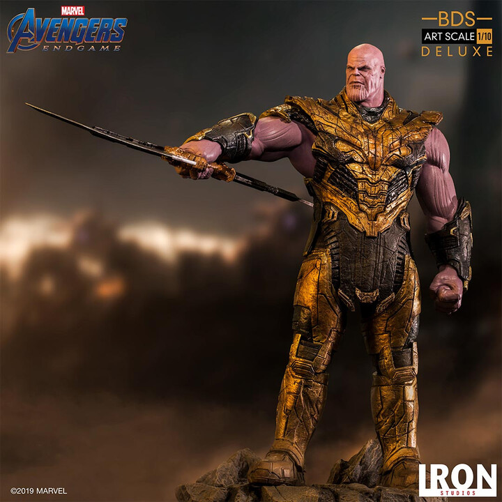 Figurka Iron Studio Avengers: Endgame - Black Order Thanos Deluxe BDS, 1/10_1668564753
