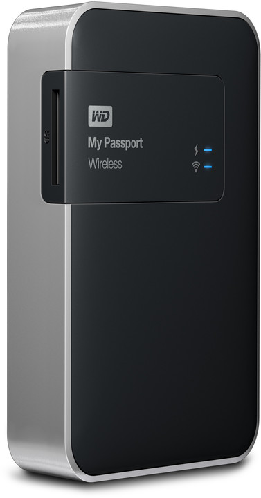WD My Passport Wireless - 2TB, černá_350685281