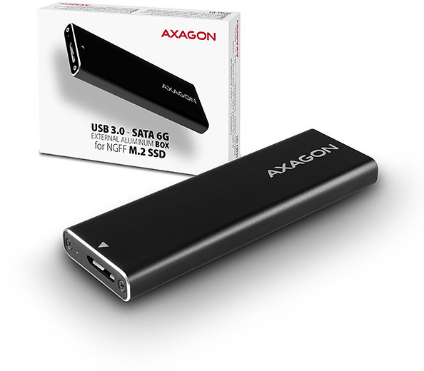 AXAGON EEM2-U3, USB 3.0, M2 SATA, hliníkový_444546092
