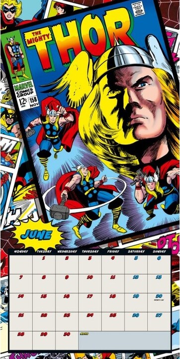 Dárkový set Marvel Comics (kalendář, diář, propiska)_1981349279