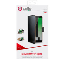 CELLY Wally pouzdro typu kniha pro Huawei Mate 10 Lite, PU kůže, černé_434770611