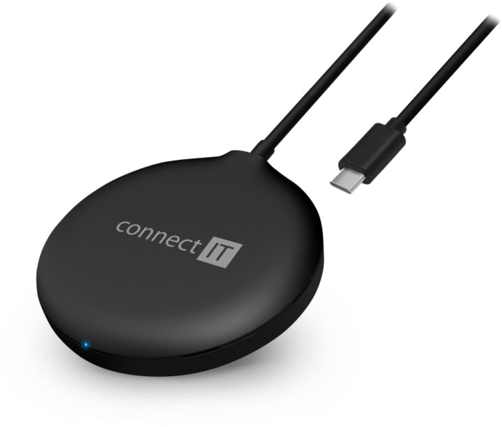 CONNECT IT bezdrátová nabíječka MagSafe Wireless Fast Charge, 15 W, černá_336918590
