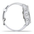 Garmin Fenix 7S Glass Silver / White Silicone Band_726030003