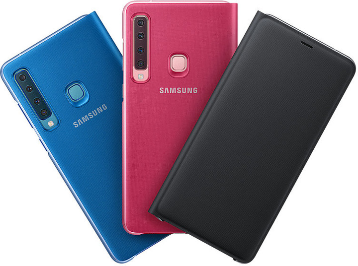 Samsung flipový kryt pro Samsung Galaxy A9 2018, růžová_1063635450