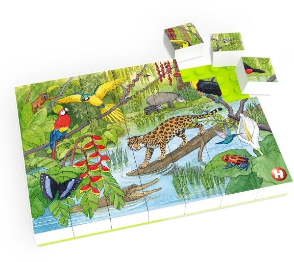 Puzzle HUBELINO Zvířata v pralese_891154730