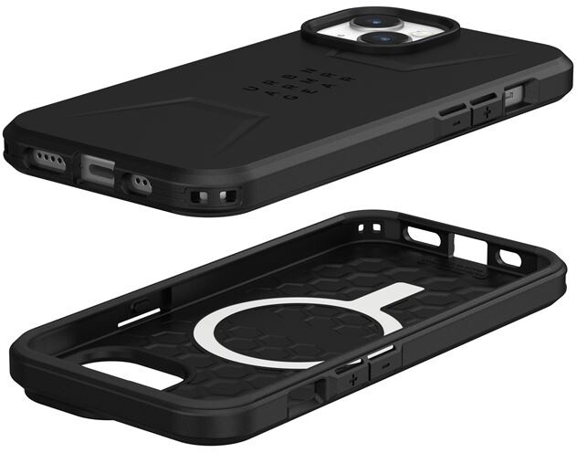 UAG ochranný kryt Civilian MagSafe pro Apple iPhone 15, černá_2044012401