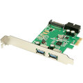 AXAGON - PCEU-232R PCIe adapter 2+2x USB3.0 Renesas + LP