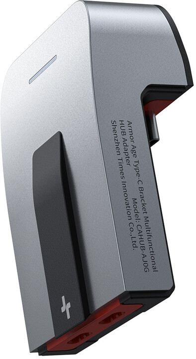 BASEUS hub Armor Age USB-C - 3xUSB 3.0, 3xUSB-C, HDMI, RJ45, 3.5mm Jack, 4K@60Hz, šedá