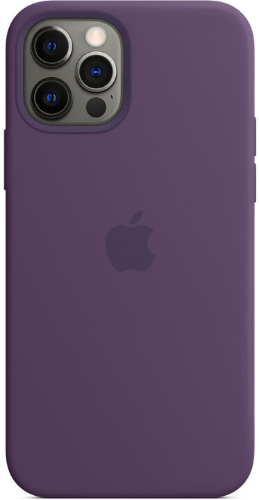 Apple silikonový kryt s MagSafe pro iPhone 12/12 Pro, fialová_810907292