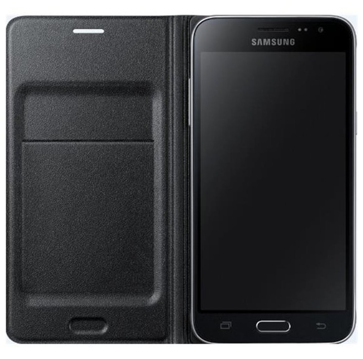 Samsung flip. pouzdro s kapsou pro Galaxy J5 2016, Black_507325328