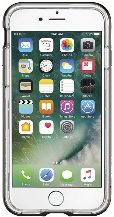 Spigen Crystal Hybrid pro iPhone 7, gunmetal_1886025822