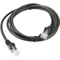 UTP kabel rovný kat.6 (PC-HUB) - 3m, černá