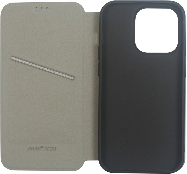 RhinoTech flipové pouzdro Eco Case pro Apple iPhone 14, šedá_2144170436