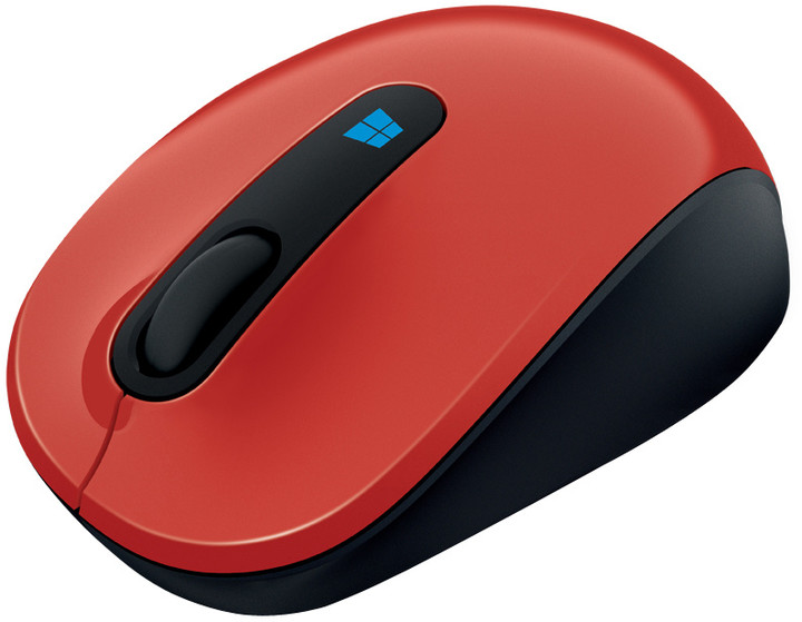 Microsoft Sculpt Mobile Mouse, červená_832801324