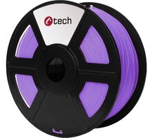 C-TECH tisková struna (filament), PLA, 1,75mm, 1kg, fialová_740936413