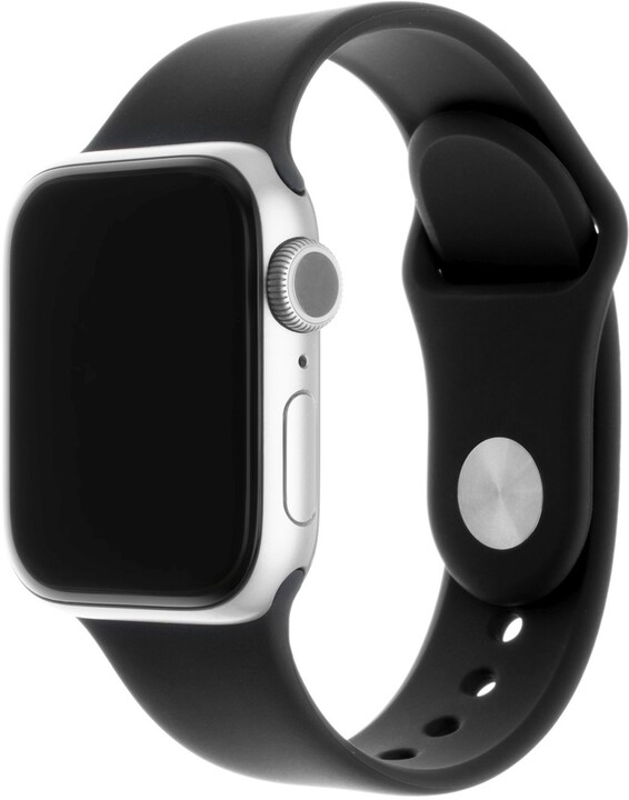 FIXED silikonový řemínek pro Apple Watch, 38/40mm, černá_441995157