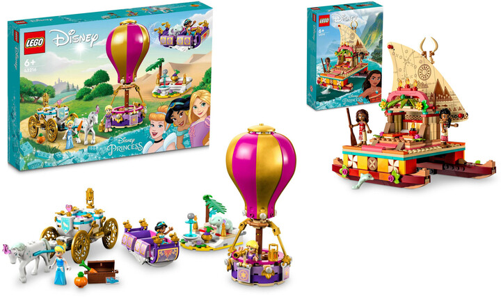 Extra výhodný balíček LEGO® I Disney princess 43216 Kouzelný výlet, 43210 Viana a její loď_277109374
