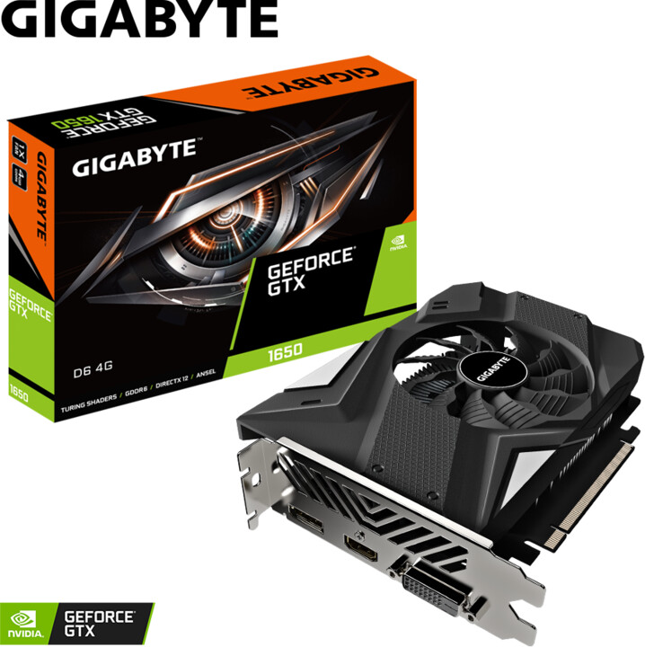 GIGABYTE GeForce GTX 1650 D6 4G, 4GB GDDR6_1925228642