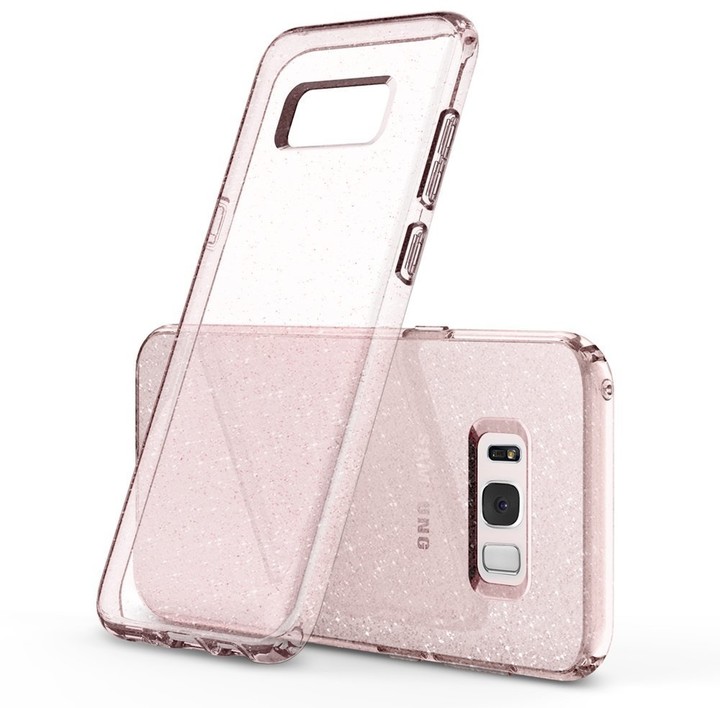 Spigen Liquid Crystal Glitter pro Samsung Galaxy S8+, rose quartz_2073593197