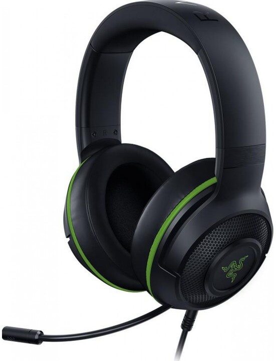 Razer Kraken X for Xbox, černá/zelená_1822767010