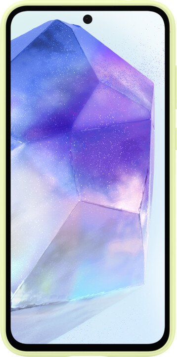 Samsung silikonový zadní kryt pro Galaxy A55 5G, limetková_2098951087