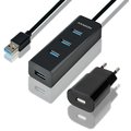 AXAGON HUE-S2BP 4x USB3.0 CHARGING hub 1.2m cable vč. AC adapteru_225672485
