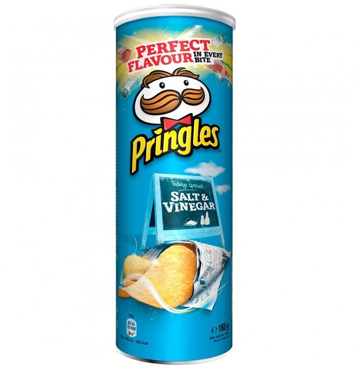 Pringles Salt &amp; Vinegar, chipsy, 165 g_2076830483
