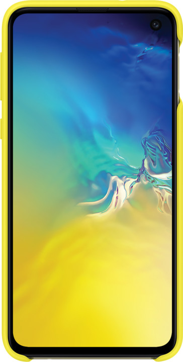 Samsung silikonový zadní kryt pro Samsung G970 Galaxy S10e, žlutá_288567707