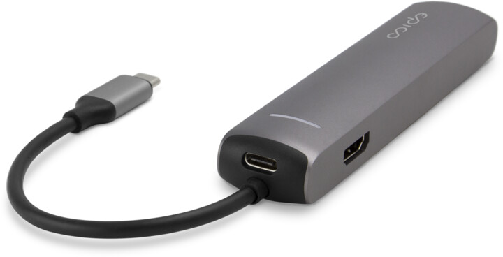 EPICO Hub Slim s rozhraním USB-C pro notebooky a tablety - vesmírně šedá_1617920228