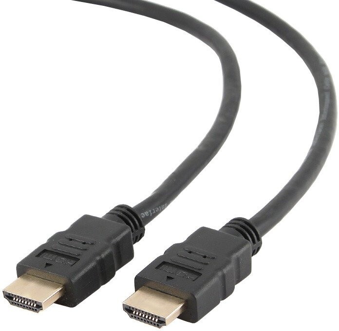 Gembird CABLEXPERT kabel HDMI-HDMI 1m, 1.4, M/M stíněný, zlacené kontakty, CCS, ethernet, černá