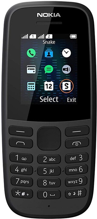 Nokia 105 2019 (TA-1174), Dual Sim, Black_740688193