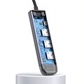 Mcdodo dokovací stanice 5v1, USB-C, 3xUSB 3.0, HDMI 4K, PD, 100W, šedá