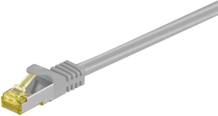 MicroConnect patch kabel S/FTP, RJ45, Cat7, 3m, šedá_1307364362