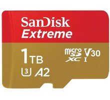 SanDisk Micro (SDXC) SanDisk Extreme 1TB 190MB/s UHS-I U3 + SD adaptér_2044620534
