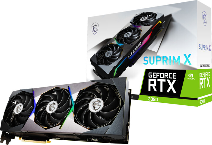 MSI GeForce RTX 3090 SUPRIM X 24G, 24GB GDDR6X_1299949828