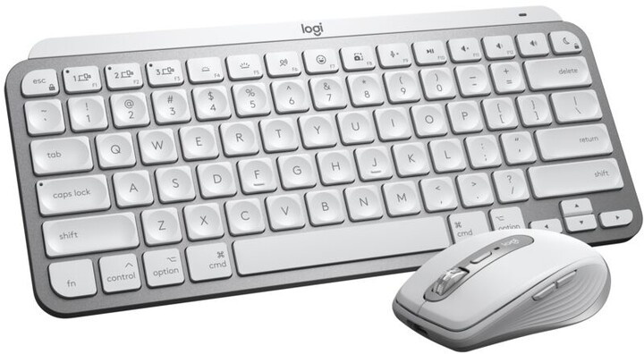 Logitech MX Keys Mini pro MAC, US/INT, šedá_969829069