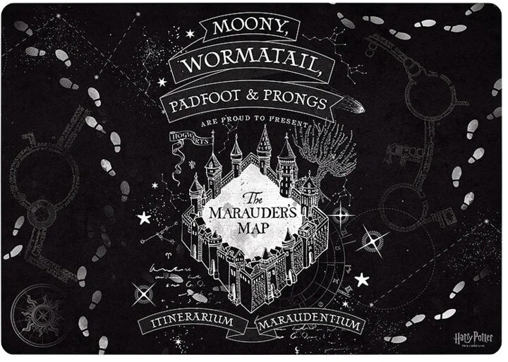 Harry Potter - Marauder&#39;s Map, M, černá_1656627390