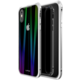 Luphie Aurora Magnet Hard Case Glass pro iPhone X, stříbrno/bílá