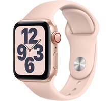 Apple Watch SE Cellular, 40mm, Gold, Pink Sand Sport Band - Regular_1123361620
