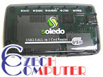 Soledo čtečka paměťových karet (USB2.0,All-in-1,černá)_135436337