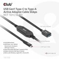 Club3D kabel USB-C - USB-A, 5 Gbps (M/F), 10m_834677799
