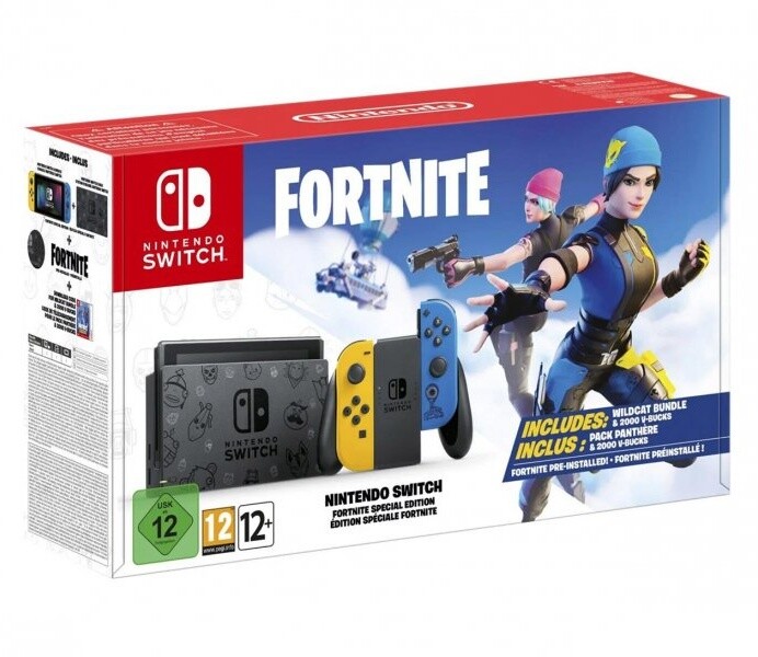 Nintendo Switch Fortnite Special Edition, žlutá/modrá_457839079