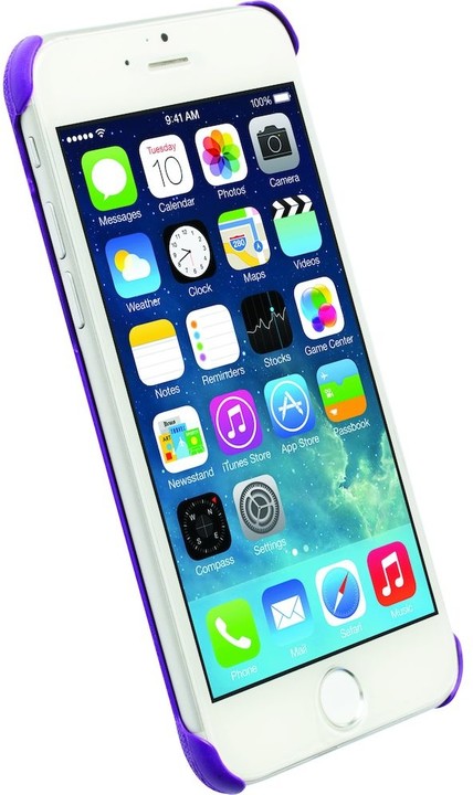 Krusell zadní kryt MALMÖ TextureCover pro Apple iPhone 6, fialová_852254650