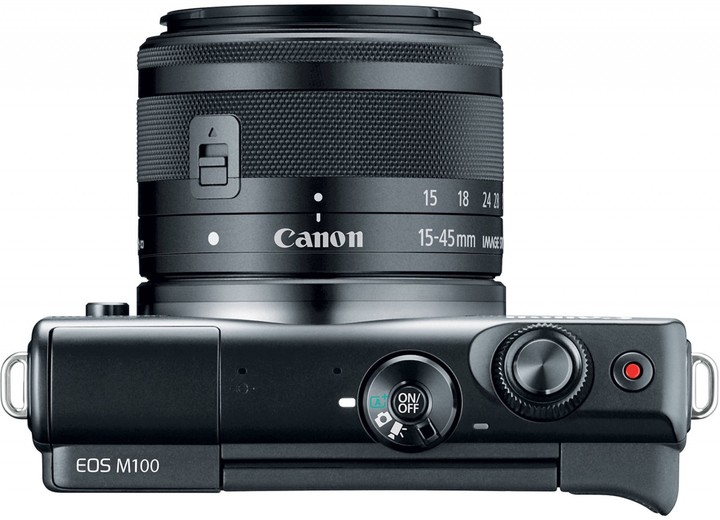 Canon EOS M100 + EF-M 15-45mm IS STM + EF-M 55-200mm IS STM, černá_311238809
