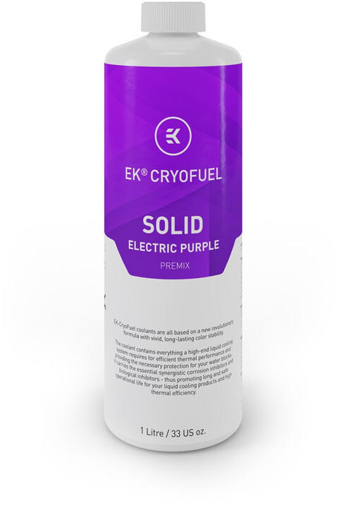 EK Water Blocks EK-CryoFuel Solid Electric UV Purple - 1L_437874997