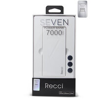 EPICO externí baterie 7000 mAh RECCI - bílá Poukaz 200 Kč na nákup na Mall.cz + O2 TV HBO a Sport Pack na dva měsíce