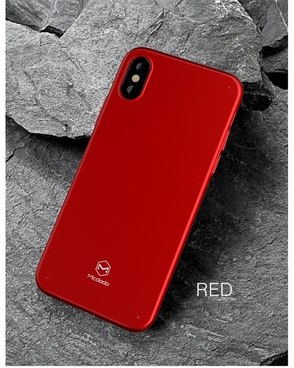 Mcdodo Super Vision zadní kryt pro Apple iPhone X/XS, červená_76579963