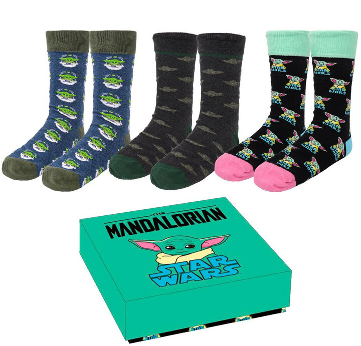 Ponožky Star Wars: The Mandalorian - The Child, 3 páry (40-46)_984012438